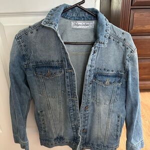 Chelsea DeBoer Studded Denim Jacket